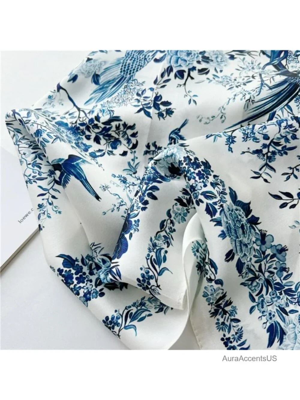 100% Pure Mulberry Silk Square Scarf: 26